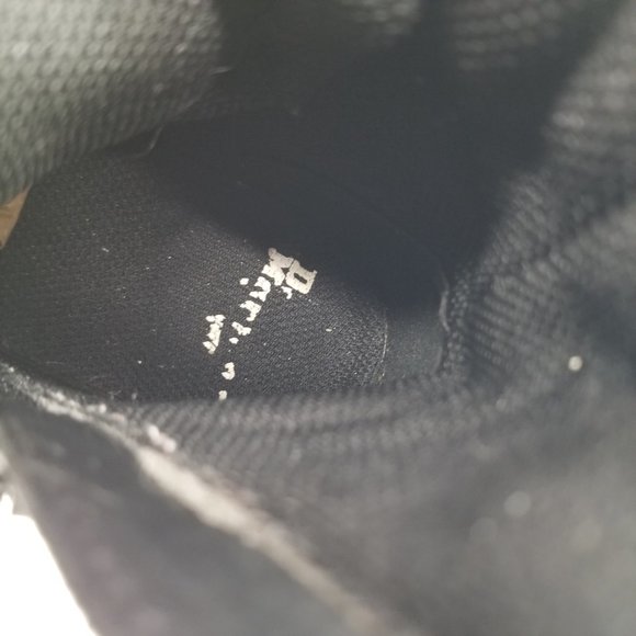 Dr. Martens Doc Combs J Combat Lace Up Boots Canvas Zip Black Youth Kids Size 1 - Picture 8 of 9